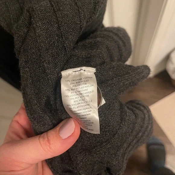 Faherty Jackson Sweater Duster Dress - ash Heather - M - Picture 7 of 7